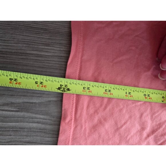 Chicos Size 3 Pink Sequin Trim Short Sleeve T-Shirt XL - Picture 5 of 6